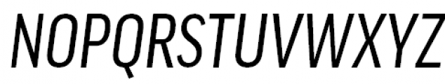 FF Good Pro Condensed News Italic Font UPPERCASE