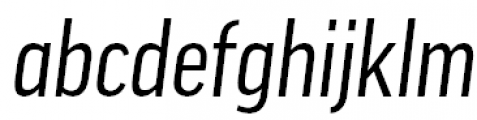 FF Good Pro Condensed News Italic FONT