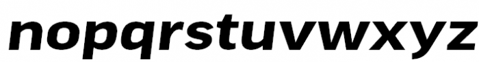 FF Good Pro Extended Bold Italic Font LOWERCASE