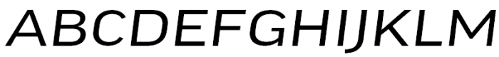 FF Good Pro Extended Italic Font UPPERCASE