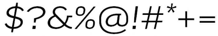 FF Good Pro Extended Light Italic Font OTHER CHARS