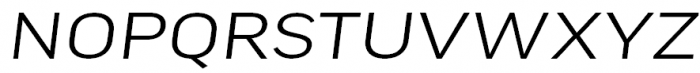 FF Good Pro Extended Light Italic Font UPPERCASE