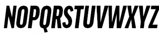 FF Good Pro Extra Condensed Black Italic Font UPPERCASE