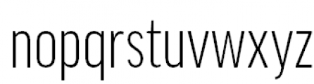 FF Good Pro Extra Condensed Light Font LOWERCASE