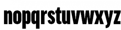 FF Good Pro Extra Condensed Ultra Font LOWERCASE