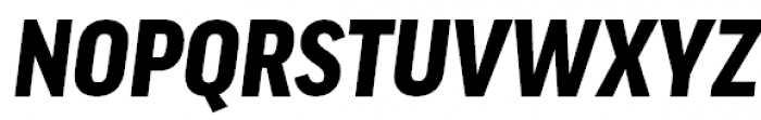 FF Good Pro Narrow Black Italic Font UPPERCASE