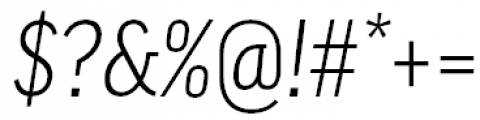FF Good Pro Narrow Light Italic Font OTHER CHARS