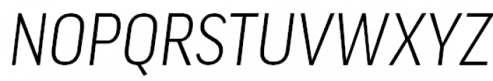 FF Good Pro Narrow Light Italic Font UPPERCASE