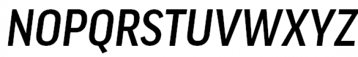 FF Good Pro Narrow Medium Italic Font UPPERCASE