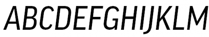 FF Good Pro Narrow News Italic Font UPPERCASE