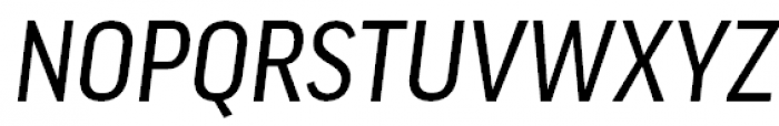 FF Good Pro Narrow News Italic Font UPPERCASE