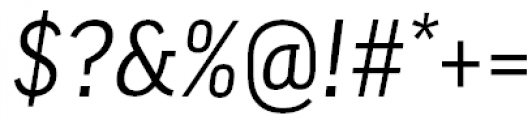FF Good Pro Regular Italic Font OTHER CHARS