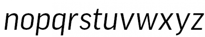 FF Good Pro Regular Italic Font LOWERCASE