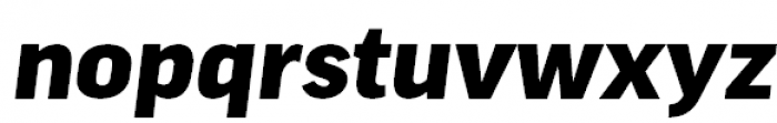 FF Good Pro Wide Black Italic Font LOWERCASE