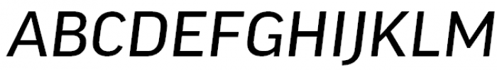 FF Good Pro Wide News Italic Font UPPERCASE