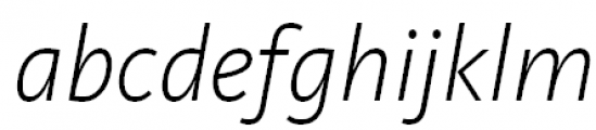 FF Kievit Offc Pro Light Italic FONT