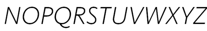 FF Kievit Offc Pro SC Light Italic Font UPPERCASE