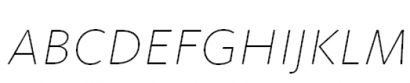 FF Kievit Offc Pro SC Thin Italic FONT