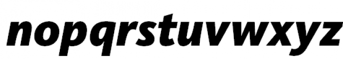 FF Kievit Pro Black Italic Font LOWERCASE