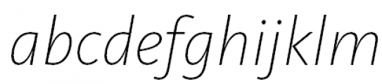 FF Kievit Pro Extra Light Italic FONT