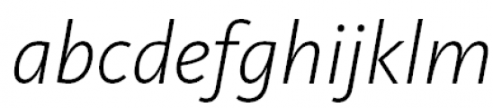 FF Kievit Pro Light Italic FONT