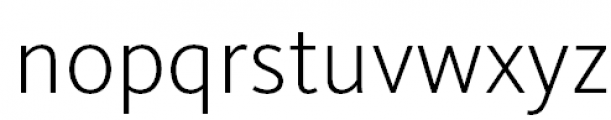 FF Kievit Pro Light Font LOWERCASE