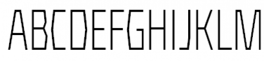 FF Mach Offc Pro Condensed Light Font UPPERCASE