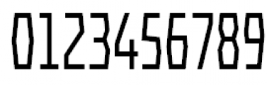 FF Mach Offc Pro Condensed Regular Font OTHER CHARS
