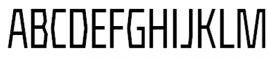 FF Mach Offc Pro Condensed Regular Font UPPERCASE