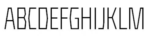 FF Mach Pro Condensed Light Font UPPERCASE