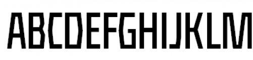FF Mach Pro Condensed Medium Font UPPERCASE