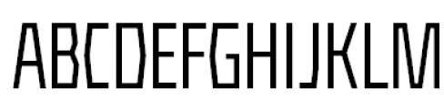FF Mach Pro Condensed Regular Font UPPERCASE