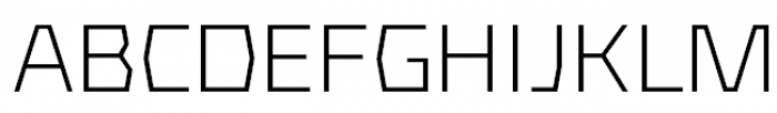 FF Mach Pro Light Font UPPERCASE