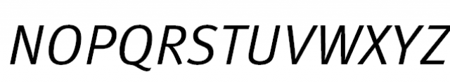 FF Meta Correspondence Pro Italic Font UPPERCASE