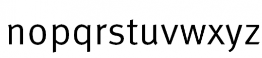 FF Meta Correspondence Pro Regular Font LOWERCASE