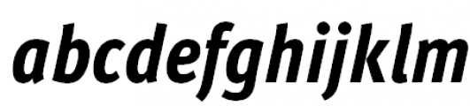 FF Meta Offc Pro Condensed Extrabold Italic FONT