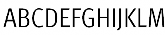 FF Meta Offc Pro Condensed Normal Font UPPERCASE