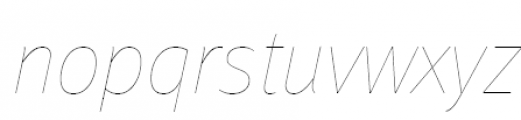 FF Meta Offc Pro Hair Italic Font LOWERCASE