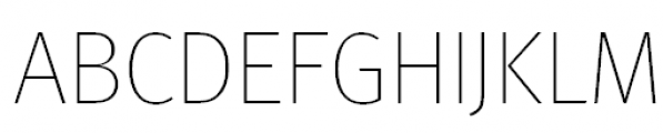 FF Meta Offc Pro Thin Font UPPERCASE