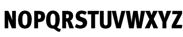 FF Meta Pro Condensed Black Font UPPERCASE