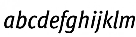 FF Meta Pro Condensed Medium Italic FONT