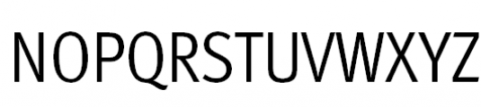 FF Meta Pro Condensed Normal Font UPPERCASE