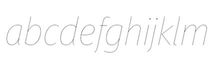 FF Meta Pro Hair Italic FONT