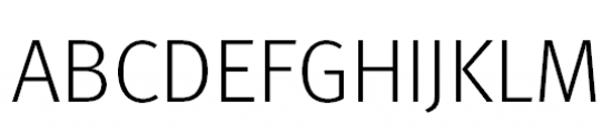 FF Meta Pro Light Font UPPERCASE