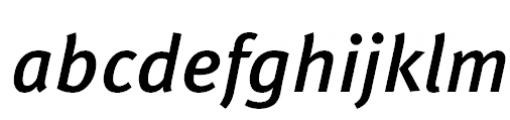 FF Meta Pro Medium Italic FONT