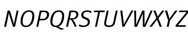 FF Meta Pro Normal Italic Font UPPERCASE