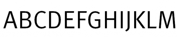FF Meta Pro Normal Font UPPERCASE