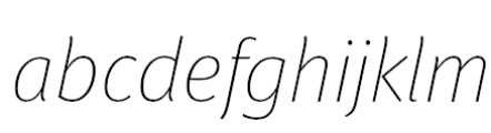 FF Meta Pro Thin italic FONT