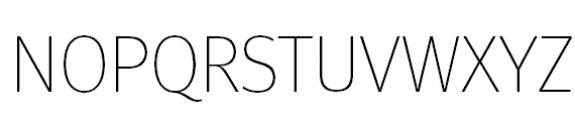 FF Meta Pro Thin Font UPPERCASE