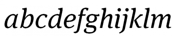 FF Meta Serif Offc Pro Book Italic FONT